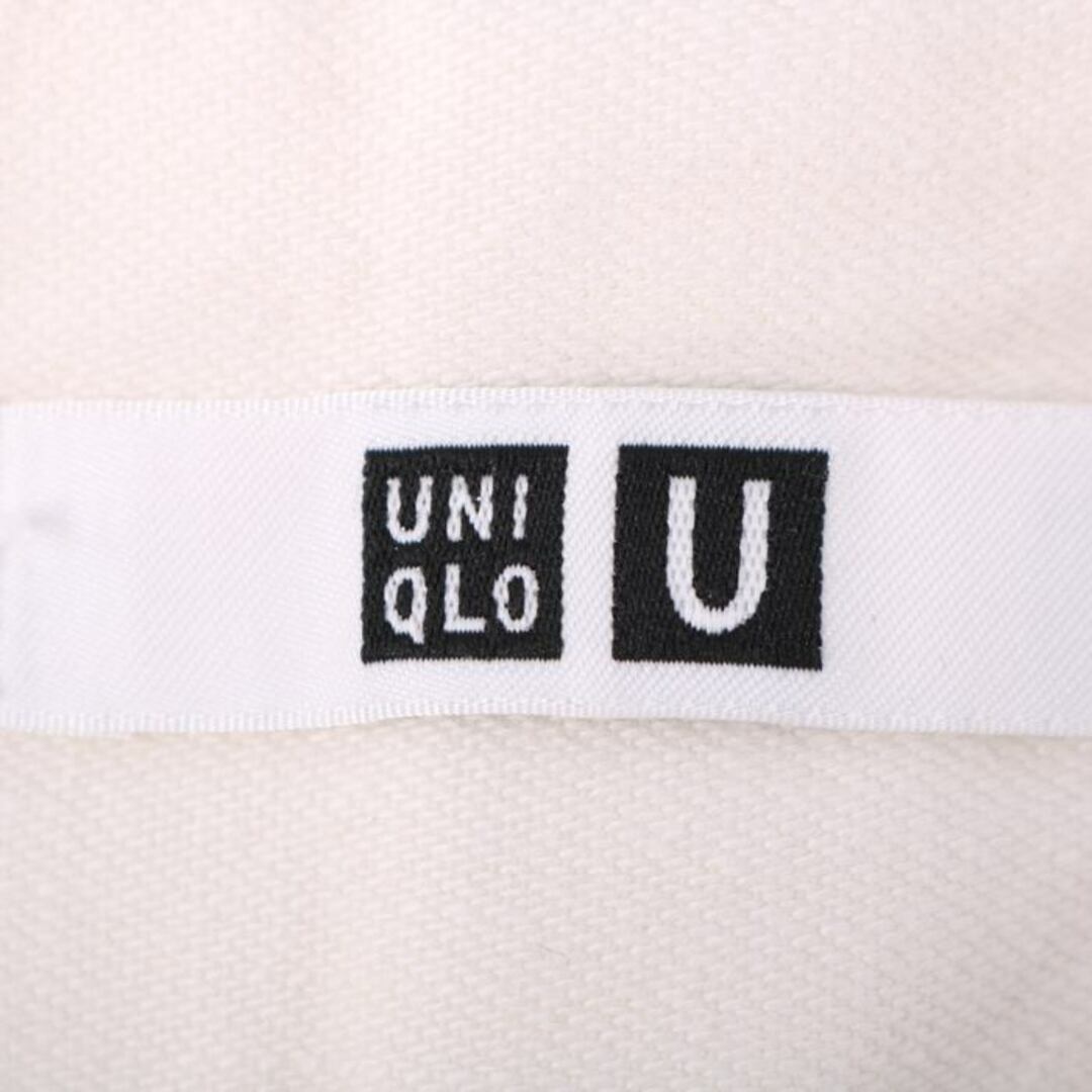 UNIQLO(ユニクロ)のユニクロ デニムパンツ ワイド ストレート ジーンズ U レディース 24(61)サイズ ホワイト UNIQLO レディースのパンツ(デニム/ジーンズ)の商品写真