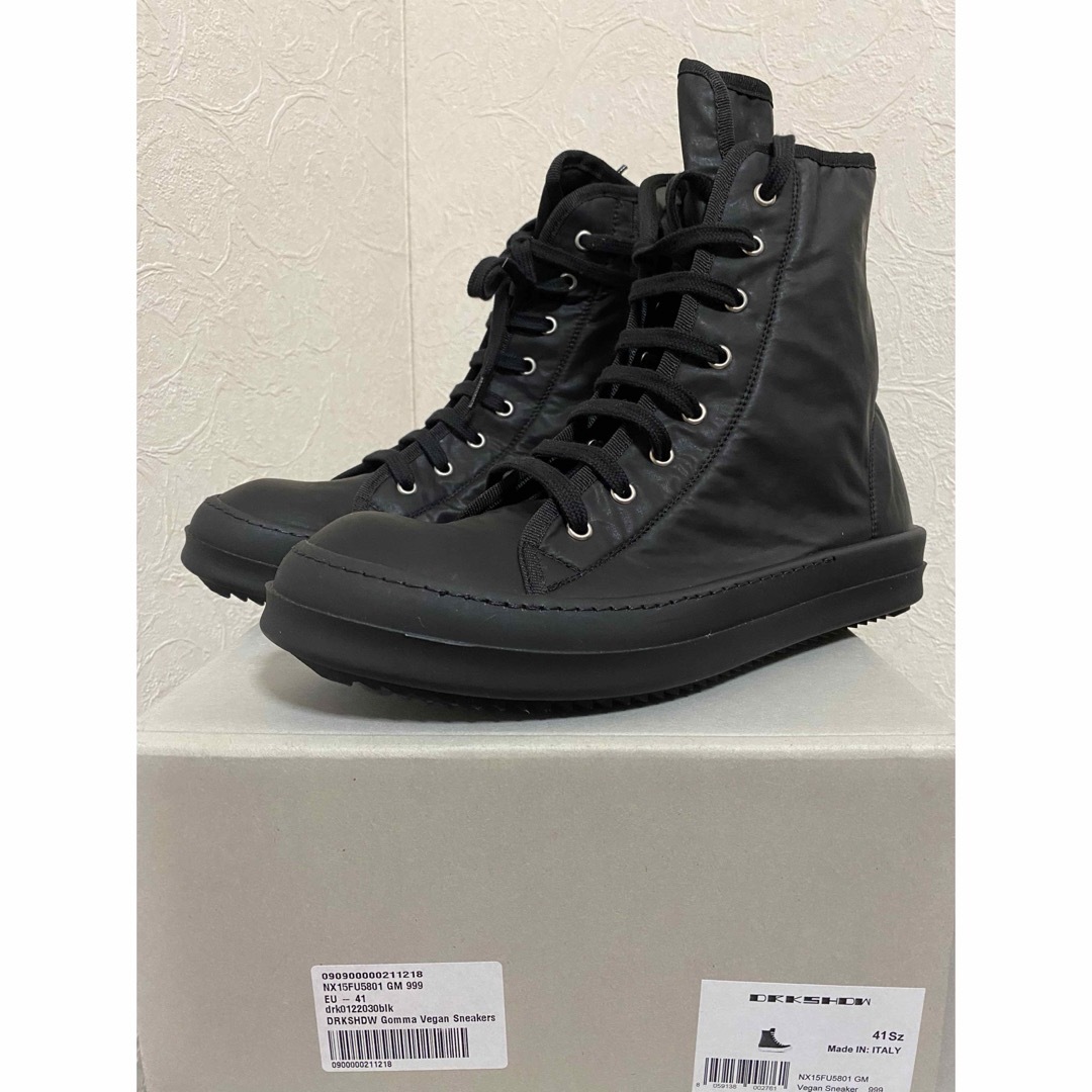 DRKSHDW(ダークシャドウ)のDRKSHDW RICK OWENS GOMMA VEGAN SNEAKERS メンズの靴/シューズ(スニーカー)の商品写真