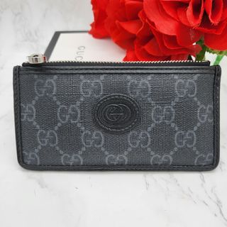 グッチ(Gucci)の【極美品】 GUCCI グッチ ロゴ コインケース カードケース 財布(コインケース/小銭入れ)