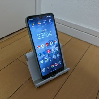 シャープ(SHARP)のSharp AQUOS wish2(ケース、フィルム付])(スマートフォン本体)