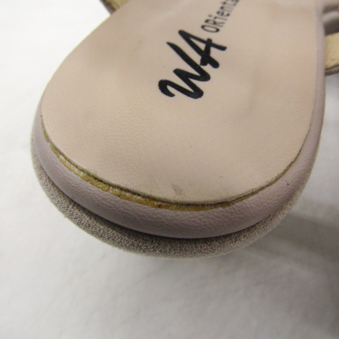 オリエンタルトラフィック サンダル チャンキーヒール ブランド 靴 シューズ レディース 24.5サイズ グレー ORiental Traffic レディースの靴/シューズ(ハイヒール/パンプス)の商品写真