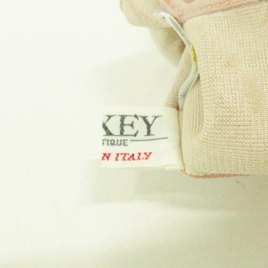 FOXEY(フォクシー)のFOXEY(フォクシー) 手袋 レディース - ライトピンク リボン レザー レディースのファッション小物(手袋)の商品写真