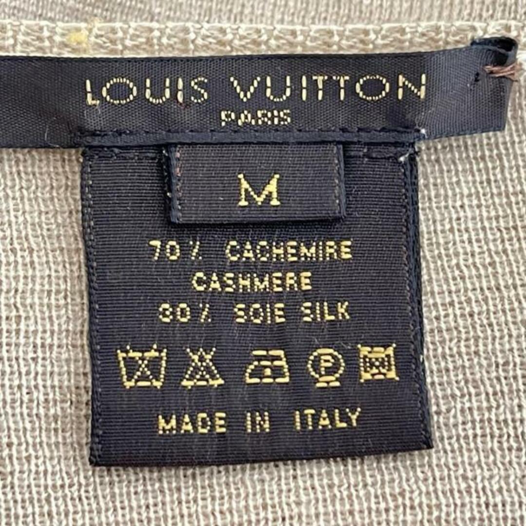 LOUIS VUITTON(ルイヴィトン)のLOUIS VUITTON(ルイヴィトン) カーディガン サイズM レディース - ベージュ 長袖/カシミヤ/ショート丈 レディースのトップス(カーディガン)の商品写真