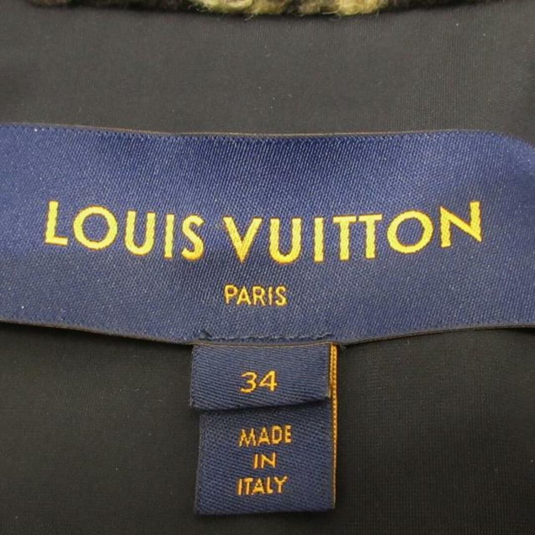 LOUIS VUITTON(ルイヴィトン)のLOUIS VUITTON(ルイヴィトン) ブルゾン サイズ34 S レディース FMOW30HX4 黒×シルバー 長袖/スキー ジャケット/中綿/冬 レディースのジャケット/アウター(ブルゾン)の商品写真