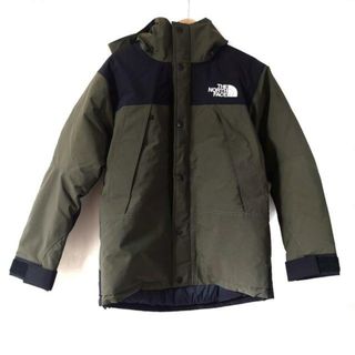 ザノースフェイス(THE NORTH FACE)のTHE NORTH FACE(ノースフェイス) ダウンジャケット サイズS メンズ新品同様  - カーキ×黒 長袖/GORE-TEX/冬(ダウンジャケット)