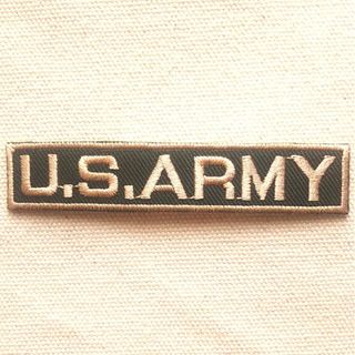 【送料込み】新品☆「U.S.ARMY」のアイロンワッペン（胸ポケットサイズ）(その他)