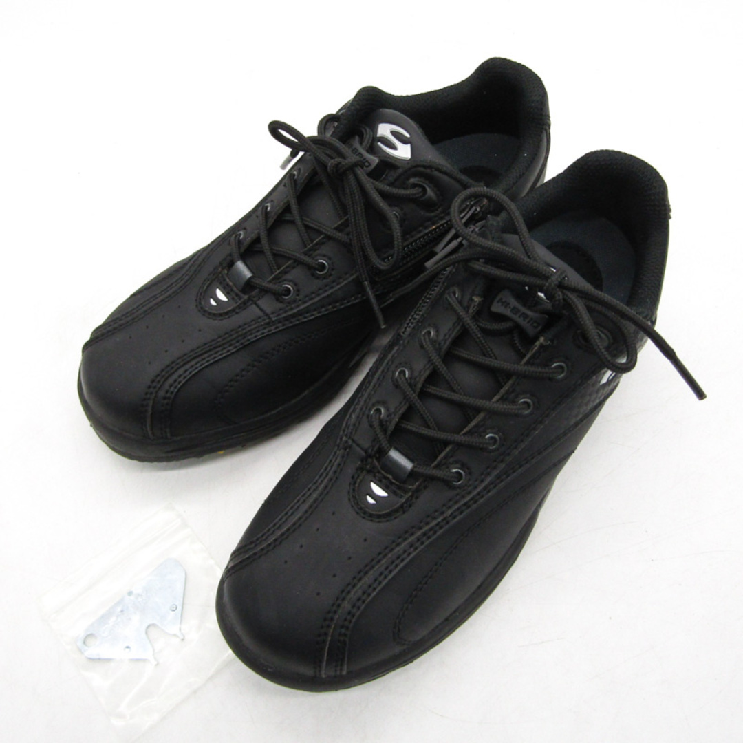 ハイブリッド ゴルフシューズ 幅広 3E ブランド 靴 シューズ 黒 レディース 22.5サイズ ブラック HI-BRID レディースの靴/シューズ(その他)の商品写真