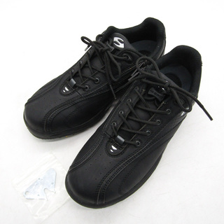 ハイブリッド ゴルフシューズ 幅広 3E ブランド 靴 シューズ 黒 レディース 22.5サイズ ブラック HI-BRID(その他)