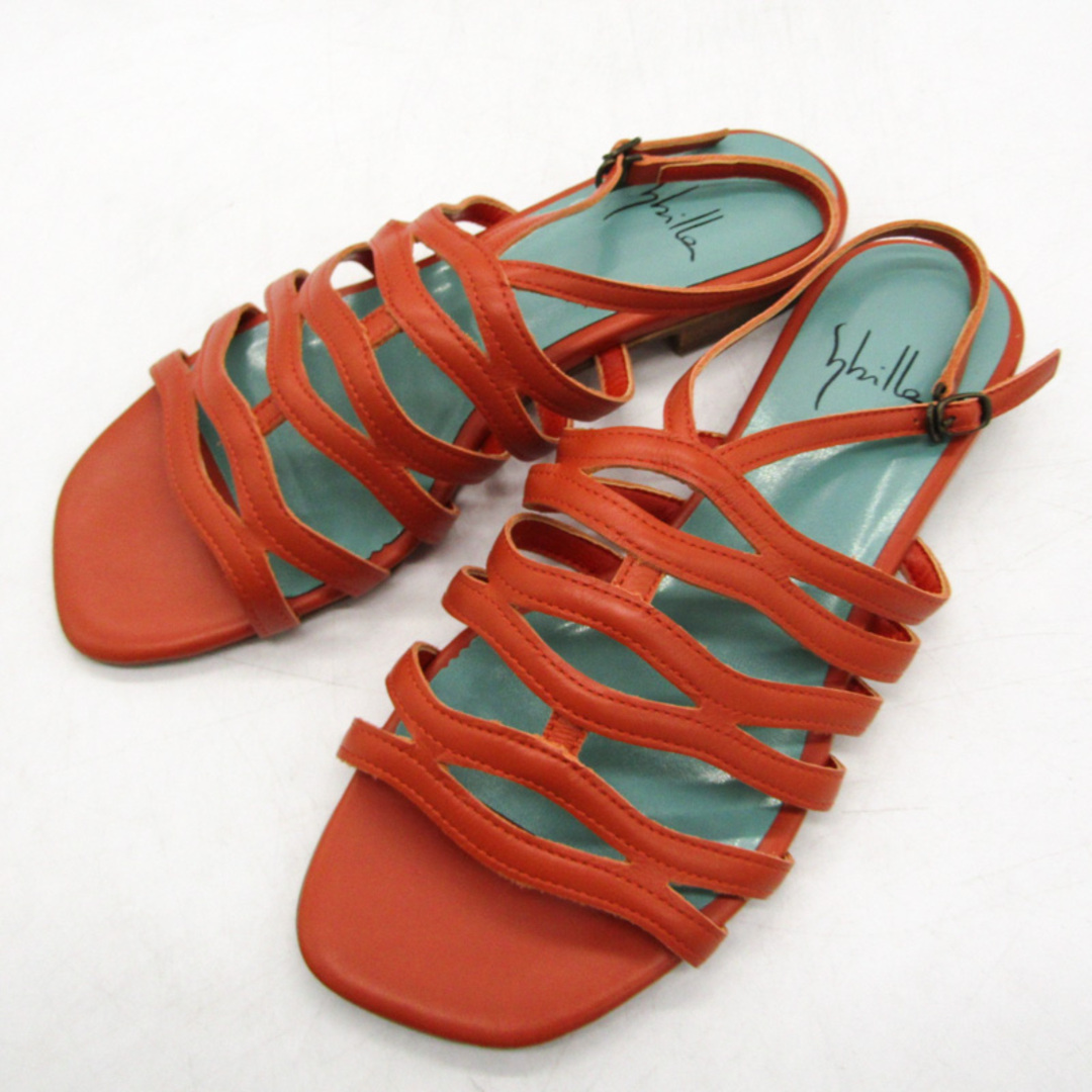 Sybilla(シビラ)のシビラ サンダル 未使用 ストラップ ブランド 靴 シューズ 日本製 レディース 24サイズ ブラウン Sybilla レディースの靴/シューズ(サンダル)の商品写真