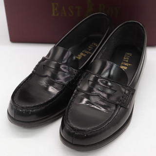 イーストボーイ ローファー 通学 HARUTA ブランド 靴 シューズ 日本製 黒 レディース 23サイズ ブラック EASTBOY