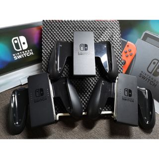 ニンテンドースイッチ(Nintendo Switch)のジョイコングリップ ×3 A【1週間保証有り‼】(家庭用ゲーム機本体)