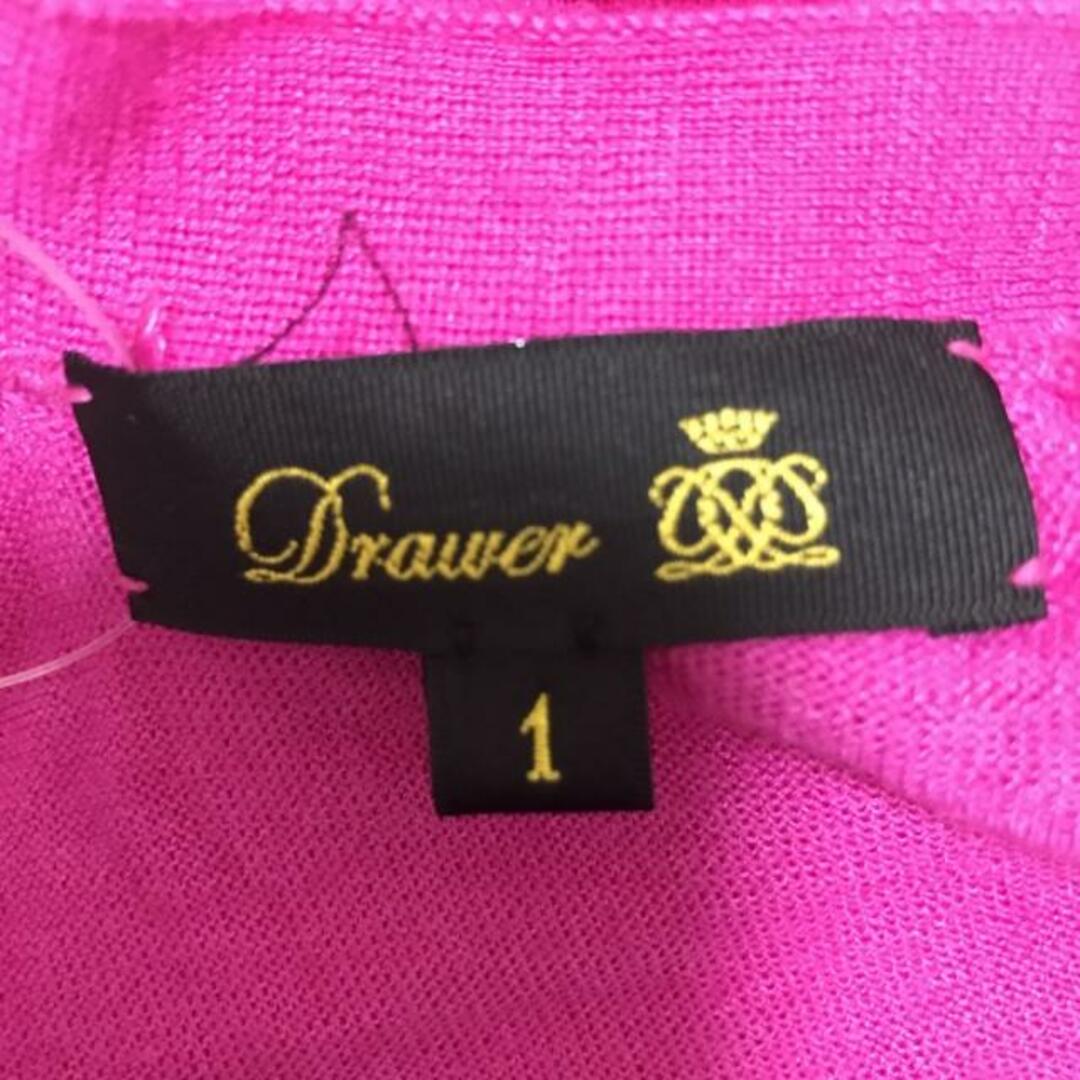 Drawer(ドゥロワー)のDrawer(ドゥロワー) 長袖セーター サイズ1 S レディース - ピンク Vネック/カシミヤ/シルク レディースのトップス(ニット/セーター)の商品写真