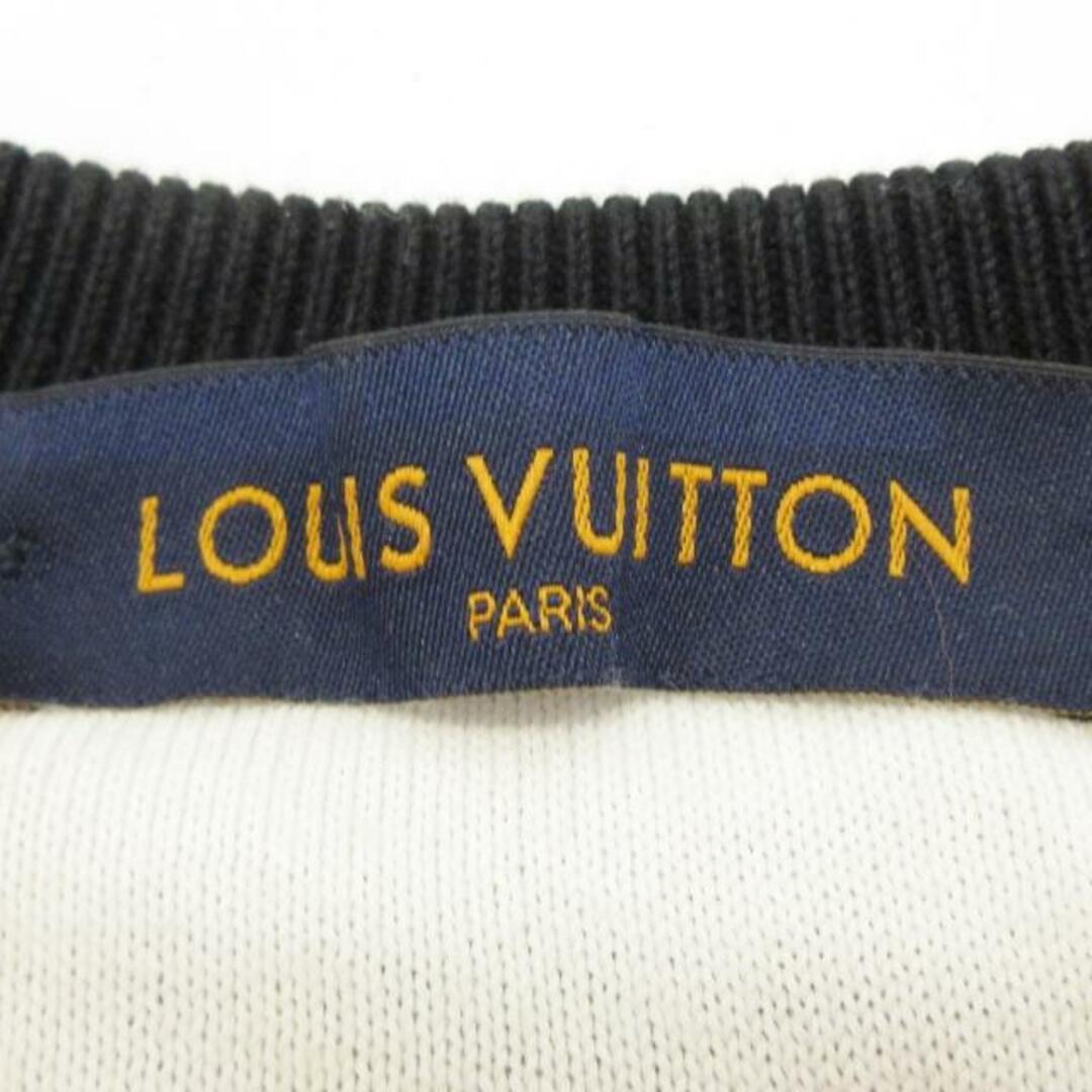 LOUIS VUITTON(ルイヴィトン)のLOUIS VUITTON(ルイヴィトン) 長袖セーター サイズM メンズ 1A8FLY 黒×白 モノグラムグラディエント/クルーネック メンズのトップス(ニット/セーター)の商品写真