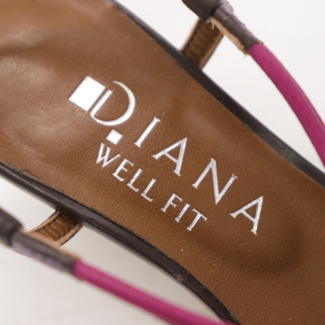 DIANA(ダイアナ)のダイアナ サンダル ストラップ ブランド 靴 シューズ 日本製 レディース 23.5サイズ パープル DIANA レディースの靴/シューズ(サンダル)の商品写真