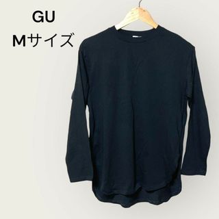 GU - GU　ジーユー　Tシャツ 長袖 黒　Ｓサイズ　オーバーサイズ