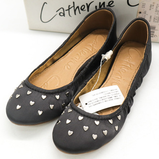 キャサリンコール バレエシューズ フラットシューズ 未使用 ブランド 靴 シューズ 黒 レディース Sサイズ ブラック Catherine Cole(バレエシューズ)