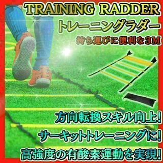 トーニング ラダー ３ｍ スポーツ 基礎トレーニング ラダートレーニング 瞬発力(トレーニング用品)