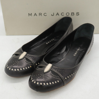 MARC JACOBS - マークジェイコブス バレエシューズ ブランド 靴 シューズ イタリア製 黒 レディース 35.5サイズ ブラック MARC JACOBS
