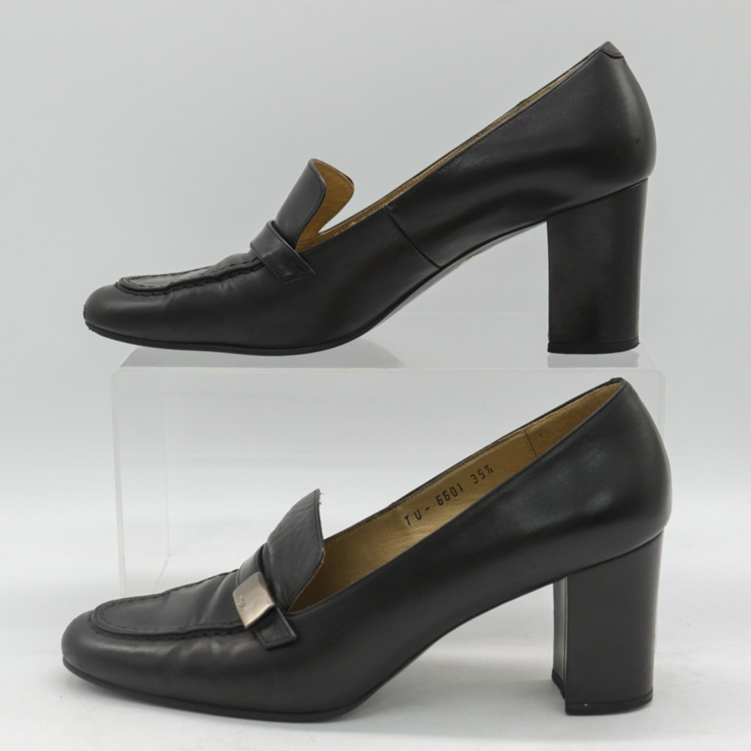 Saint Laurent(サンローラン)のイヴ・サンローラン ローファー パンプス ブランド 靴 シューズ 黒 レディース 35.5サイズ ブラック YVES SAINT LAURENT レディースの靴/シューズ(ハイヒール/パンプス)の商品写真