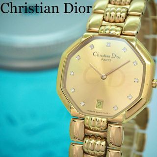 クリスチャンディオール(Christian Dior)の263 クリスチャンディオール時計　オクタゴン　11Pダイヤ　レディース　メンズ(腕時計(アナログ))