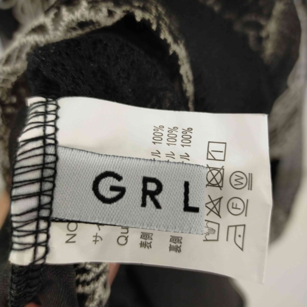 GRL(グレイル)のGRL(グレイル) レース刺繍チェック柄フレアスカート レディース スカート レディースのスカート(その他)の商品写真