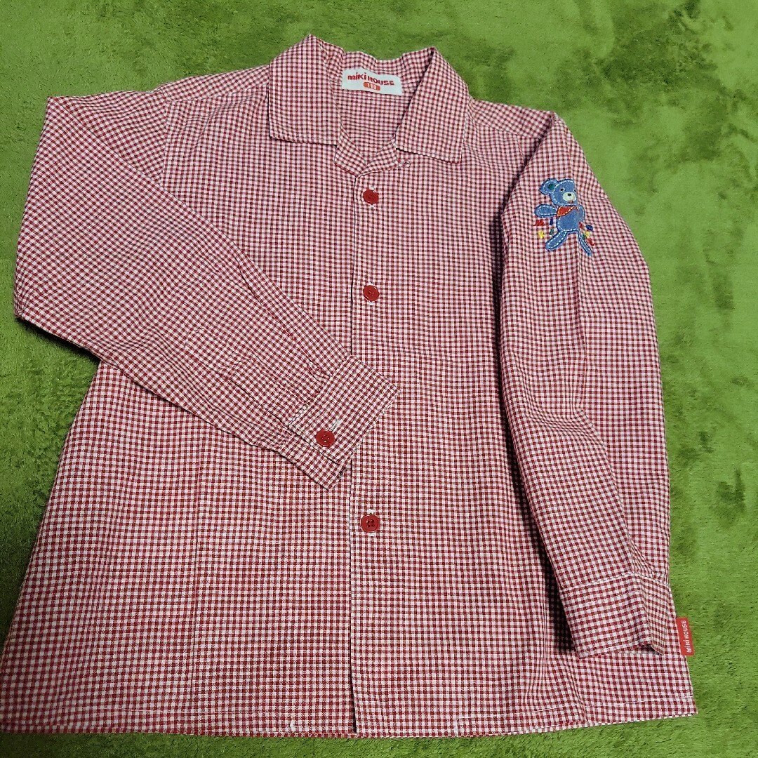 mikihouse(ミキハウス)のMIKI HOUSE チェック ブラウス 110 キッズ/ベビー/マタニティのキッズ服男の子用(90cm~)(ブラウス)の商品写真