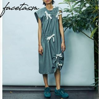 ファセッタズム(FACETASM)の【新品タグ付き】ファッセタズム　ワンピース　ツイストドレス　リボン(ロングワンピース/マキシワンピース)