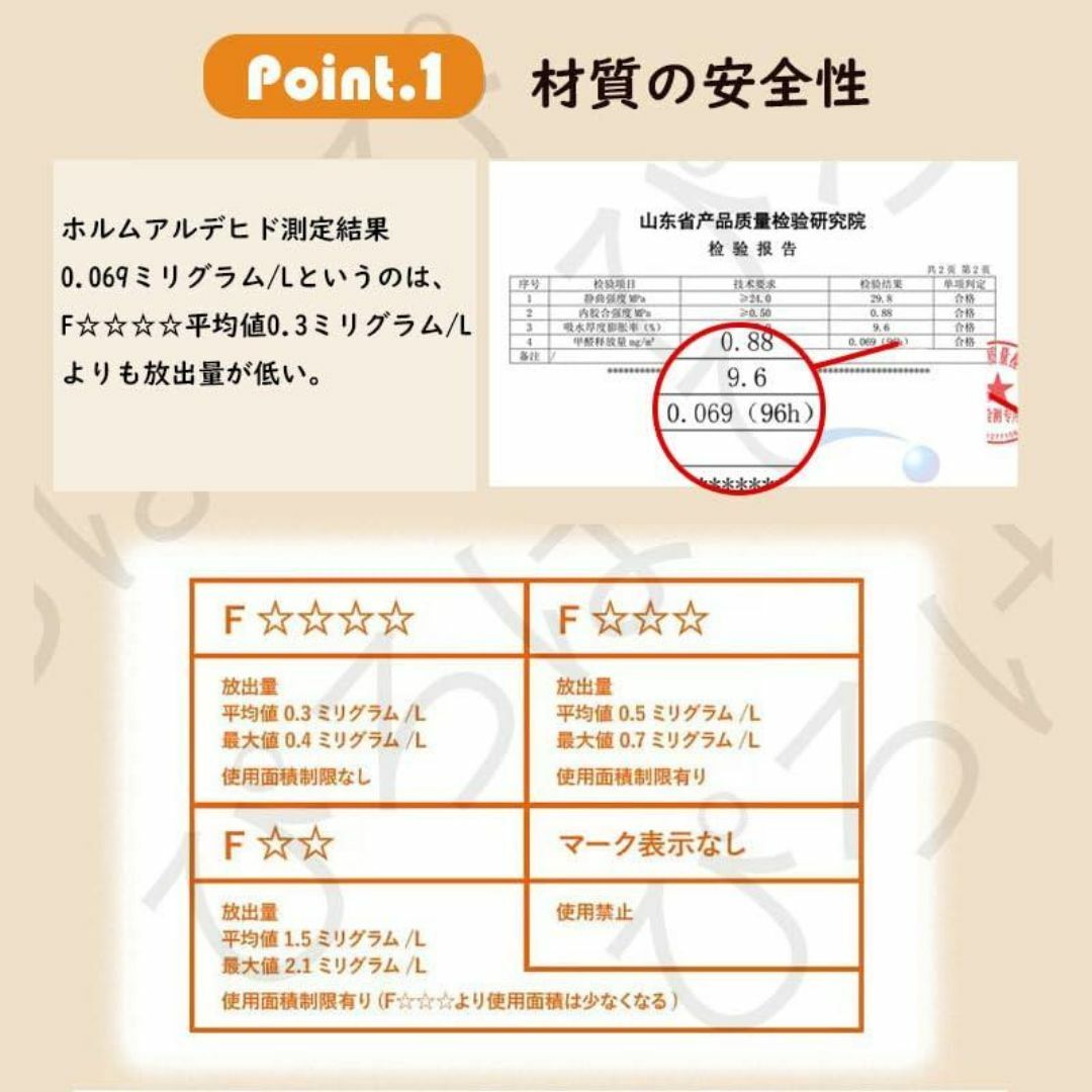 【なになにLife】高さ132cm キャットタワー 木製 据え置き 管195B その他のペット用品(猫)の商品写真