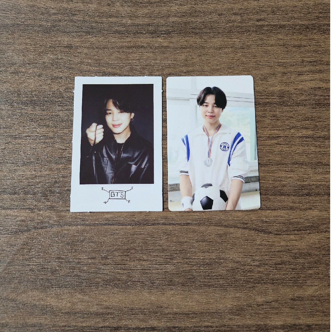 BTS ジミン JIMIN チェキ トレカ 写真集 ランダム フォトカード エンタメ/ホビーのタレントグッズ(アイドルグッズ)の商品写真