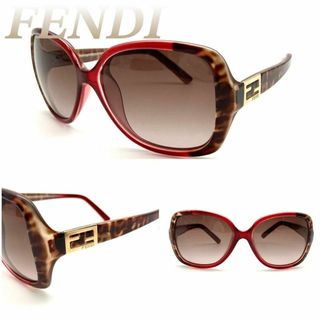 FENDI - フェンディ サングラス べっ甲柄 レッド 60416