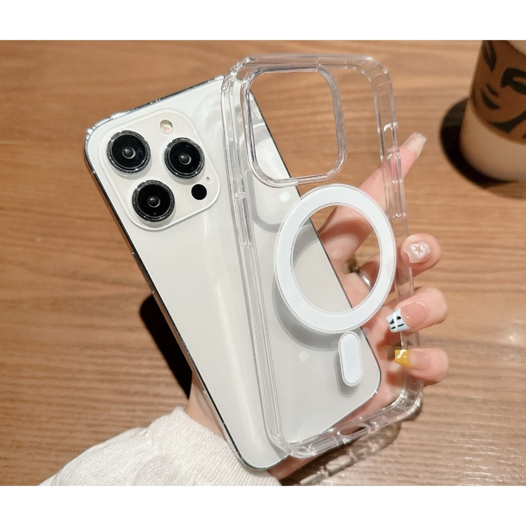 MagSafe対応  iPhone 13用ケース マグネット搭載 ワイヤレス充電 スマホ/家電/カメラのスマホアクセサリー(iPhoneケース)の商品写真