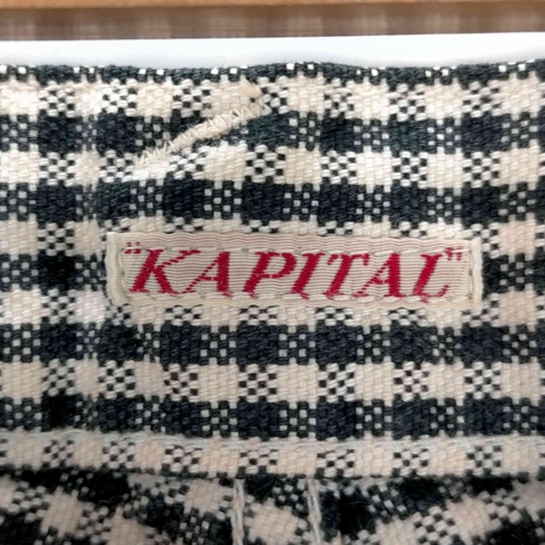 KAPITAL(キャピタル)のKAPITAL(キャピタル) ギンガムチェック デニムピエロパンツ レディース レディースのパンツ(デニム/ジーンズ)の商品写真