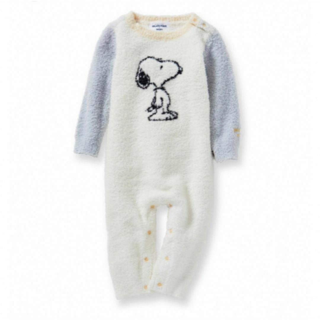 gelato pique(ジェラートピケ)の【ジェラートピケ】PEANUTS　ジャガード　baby　ロンパース　70-80 キッズ/ベビー/マタニティのベビー服(~85cm)(ロンパース)の商品写真