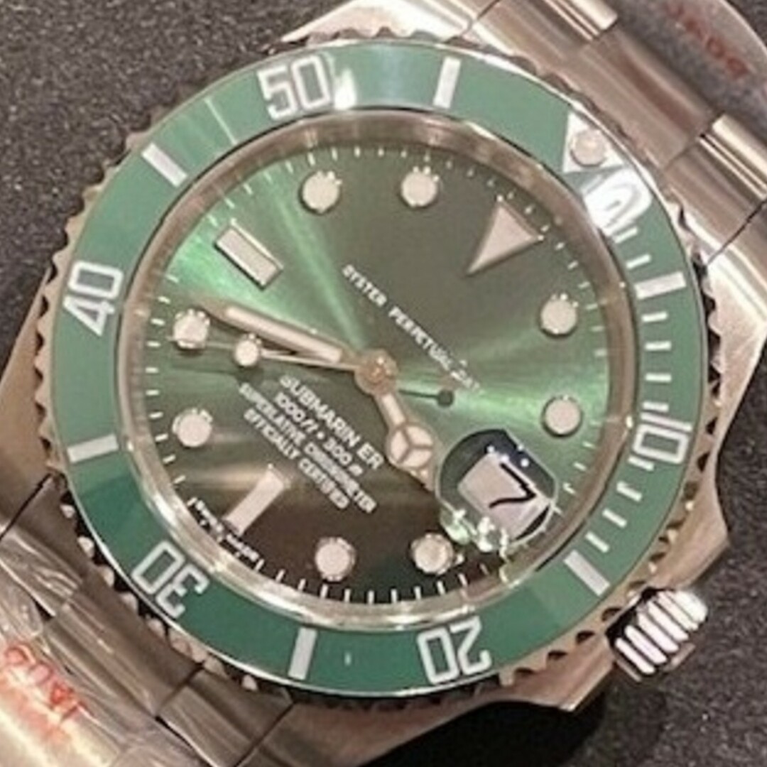 たまお様向あ～るスタイル寒緑ベゼル緑21600振動ハルク40mm34500円 メンズのメンズ その他(その他)の商品写真