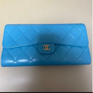 シャネル(CHANEL)の【美品】正規品　CHANEL 長財布　マトラッセ (財布)