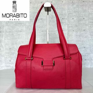 MORABITO - 【MORABITO】モラビト レザー ピンク シルバー金具 A4 トートバッグ