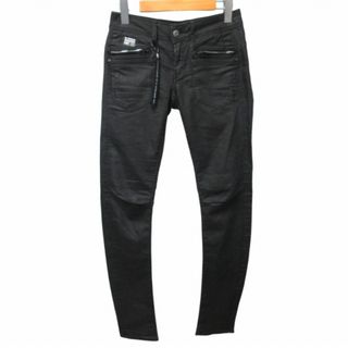 ジースター(G-STAR RAW)のジースターロウ スキニーデニムパンツ ジーンズ 黒 約XS ■GY31(デニム/ジーンズ)