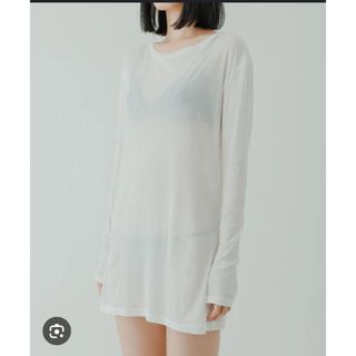 エディットフォールル(EDIT.FOR LULU)のё BIOTOP / yo BIOTOP  Cotton sheer top(Tシャツ(長袖/七分))