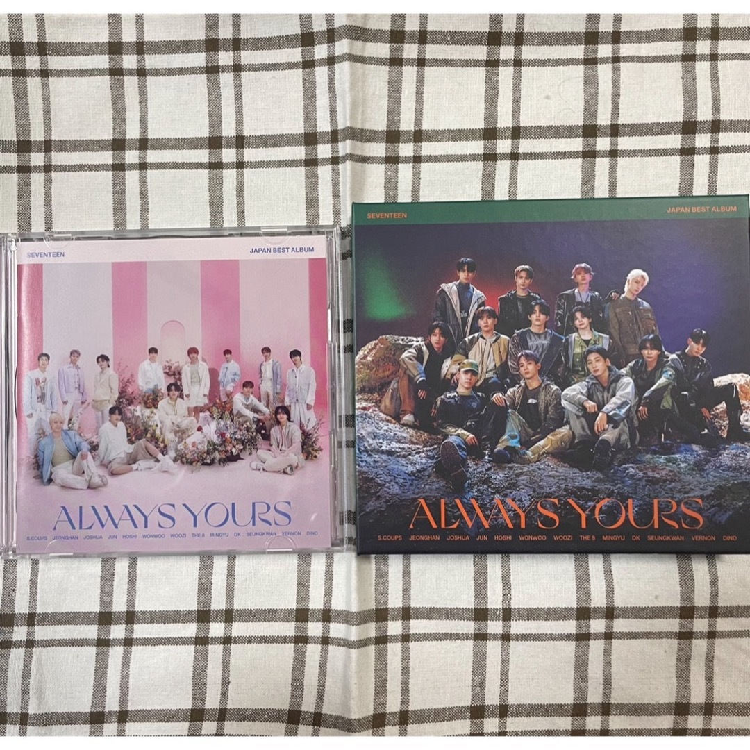 seventeen セブチ　always yours CD 未再生　開封済み エンタメ/ホビーのCD(K-POP/アジア)の商品写真