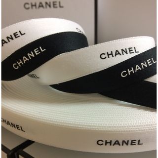 シャネル(CHANEL)のSale！1.5cm幅 CHANEL ラッピング リボン 10m(ラッピング/包装)