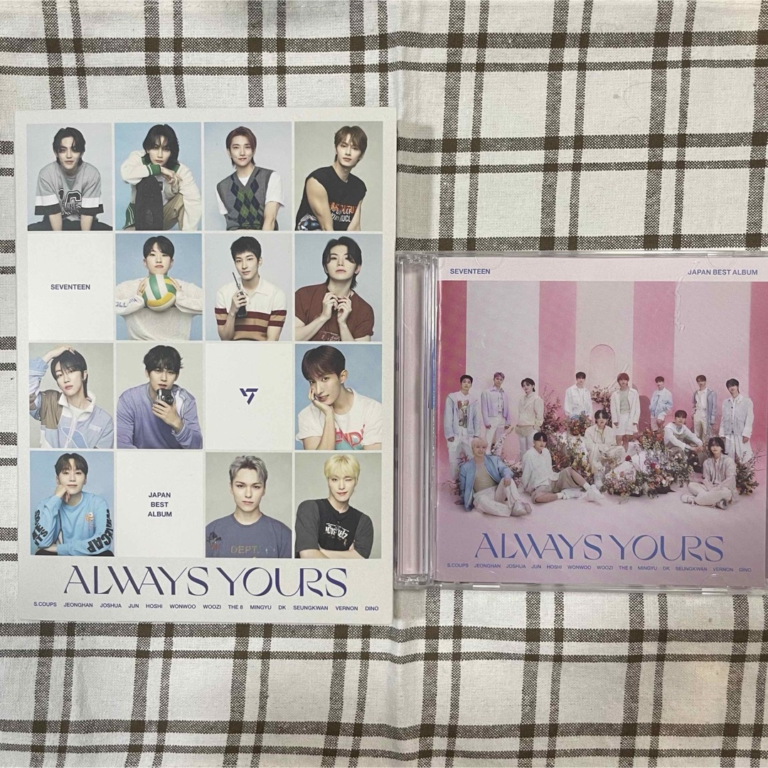 seventeen セブチ　always yours CD 未再生　開封済み エンタメ/ホビーのCD(K-POP/アジア)の商品写真