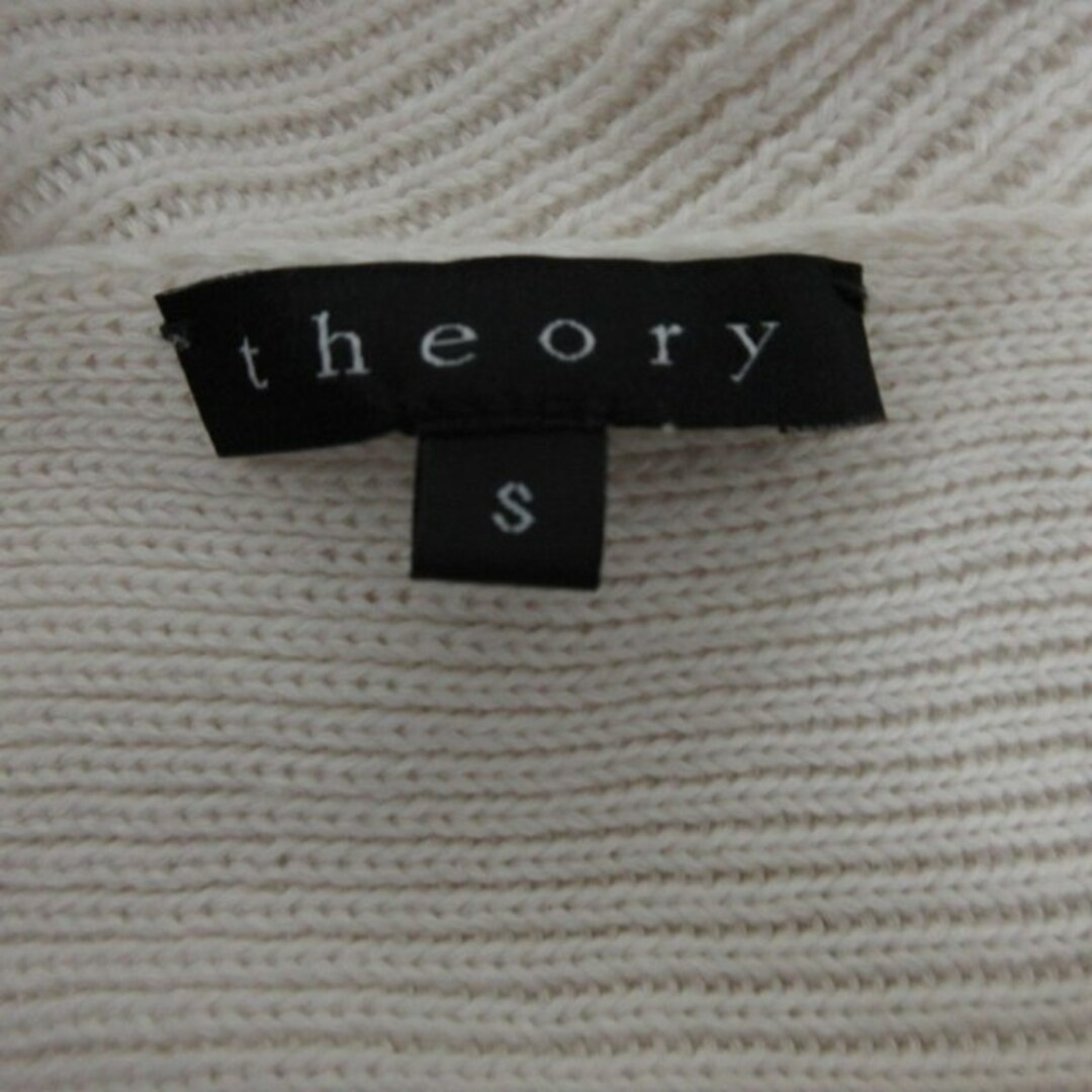 theory(セオリー)のセオリー theory ニット クルーネックセーター 長袖 白 S ■GY31 レディースのトップス(ニット/セーター)の商品写真