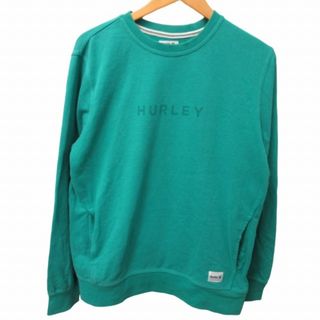 ハーレー(Hurley)のハーレー Hurley トレーナー スウェット 長袖 緑 S ■GY31(スウェット)