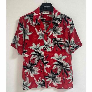 サンローラン(Saint Laurent)の【希少極美品】サンローラン パリ 14SS シルクアロハシャツ(Tシャツ/カットソー(半袖/袖なし))