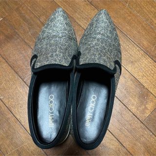 JIMMY CHOO ラメスリッポン39.0 25