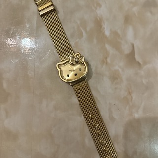 サンリオ(サンリオ)のHELLO KITTY ゴールド 腕時計(腕時計)