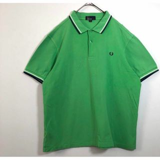 フレッドペリー(FRED PERRY)のFRED PERRY フレッドペリー　刺繍ロゴ　M1200 ポロシャツ　34(ポロシャツ)