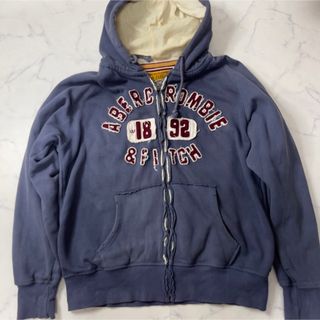 アバクロンビーアンドフィッチ(Abercrombie&Fitch)のアバクロンビーアンドフィッチ アバクロ メンズ パーカー 厚手 ジップアップ(パーカー)