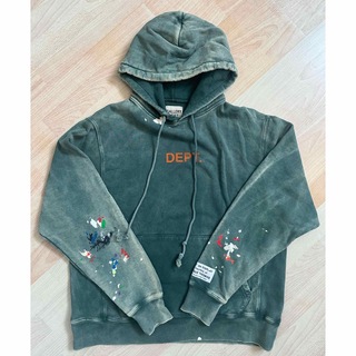 Gallery dept washed painted hoodie L(パーカー)