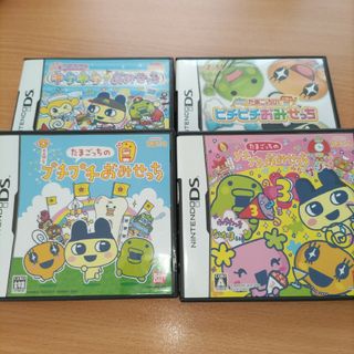 ニンテンドーDS(ニンテンドーDS)の４点セット たまごっちのプチプチおみせっち みさサンきゅ〜 ピチピチおみせっち(携帯用ゲームソフト)